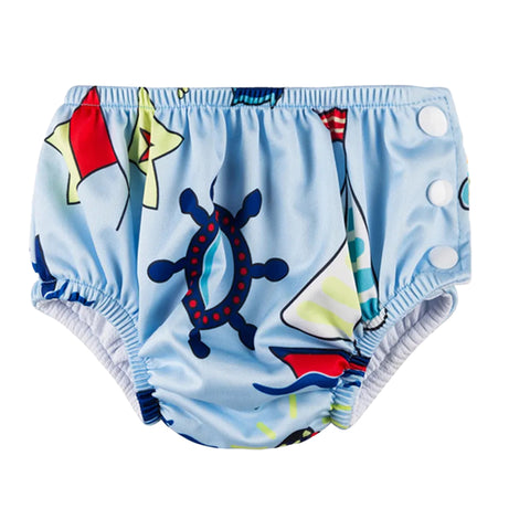 Chinmay Kids Swim Diaper for (6m-3 Year) Boys and Girl, Reusable Adjustable Washable One Size (Pack Of 1)