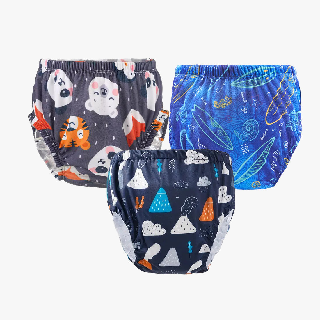 Chinmay Kids Printed Panty Pack of 3 - Soft, Comfortable & Stylish Underwear for Boys/Girls