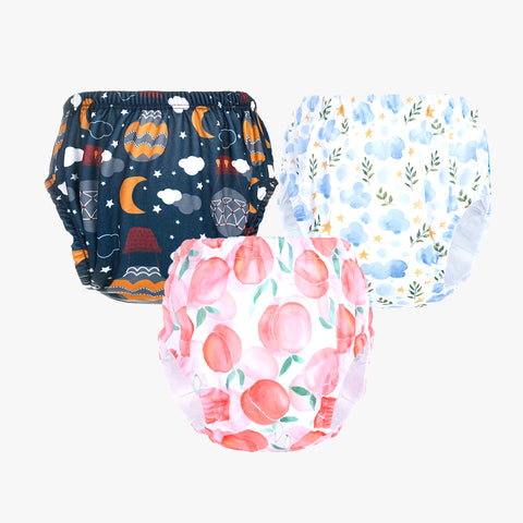 Chinmay Kids Printed Panty Pack of 3 - Soft, Comfortable & Stylish Underwear for Boys/Girls