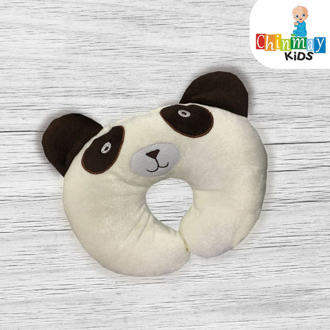 Chinmay Kids Newborn Baby Neck Support Pillow for Head Shaping Nursing Pillow Cat Monkey 0-12 Months, Pack of 2