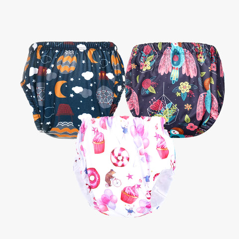 Chinmay Kids Printed Panty Pack of 3 - Soft, Comfortable & Stylish Underwear for Boys/Girls