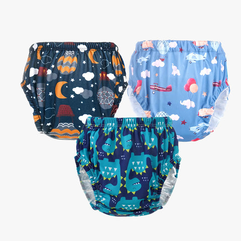 Chinmay Kids Printed Panty Pack of 3 - Soft, Comfortable & Stylish Underwear for Boys/Girls