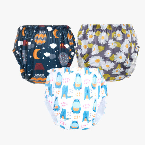 Chinmay Kids Printed Panty Pack of 3 - Soft, Comfortable & Stylish Underwear for Boys/Girls