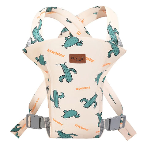 Chinmay Kids Detachable Bib & Head Cushion Ergonomic Multi-Functional Baby Holder  (Orange, Back Carry)