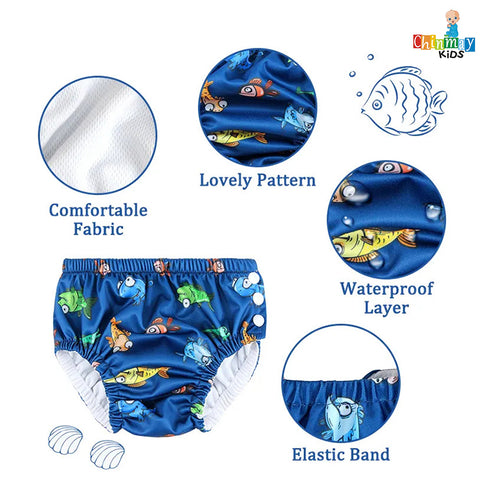 Chinmay Kids Reusable Baby Cloth Diaper – Adjustable Size, Eco-Friendly, Washable