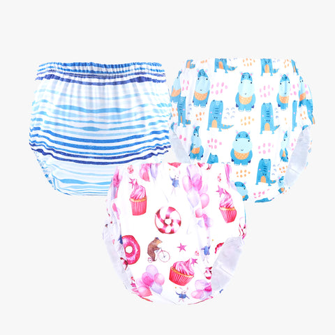 Chinmay Kids Printed Panty Pack of 3 - Soft, Comfortable & Stylish Underwear for Boys/Girls