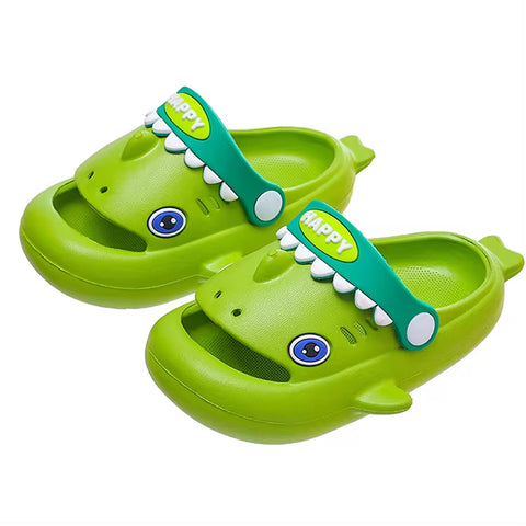 Chinmay Kids Children Cartoon EVA clogs sandals Shark shaped Non-slip Boys Summer Footwear