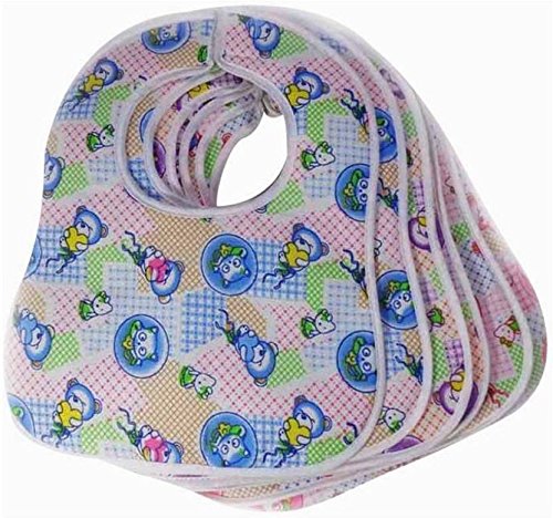 Ineffable Printed Baby Velcro Apron (Pack of 6)