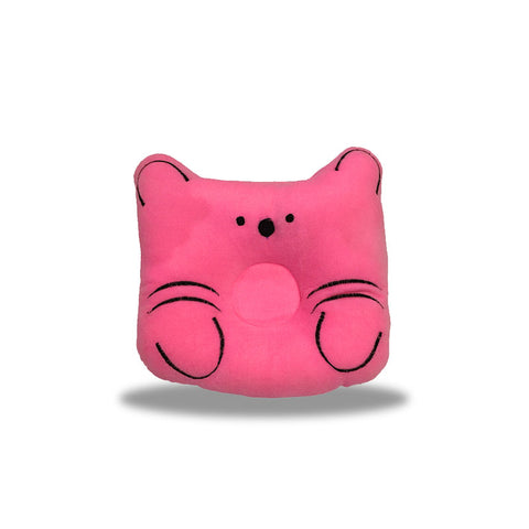 Chinmay Kids Baby Soft Neck Support Pillow for Head Shaping/Shape Supporter Cat Face Pillow